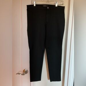 Banana Republic Factory black slim-fitting stretch pants. Size 12.